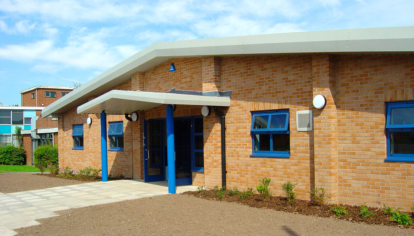 Aldridge School West Midlands architect designed exterior 1